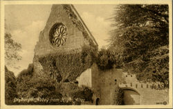 Durburgh Abbey from High Allar Postcard