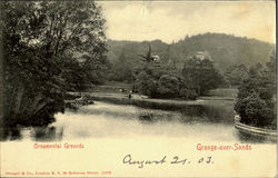 Ornametal Grounds Grange-Over-Sands, England Postcard Postcard