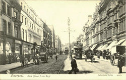 Liverpool.Lord Street from East England Postcard Postcard