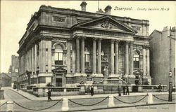 Liverpool.County Sessions House England Postcard Postcard