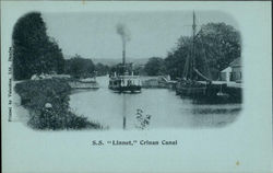 S.S."Linnet",Crinan Canal England Postcard Postcard