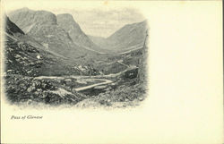 Pass of Glencoe Postcard