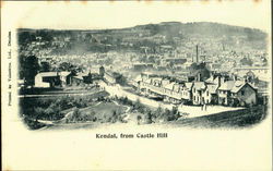 Kendal,from Castle Hill England Postcard Postcard