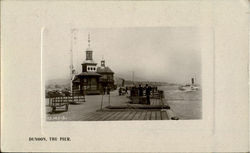 Dunoon,The Pier. Postcard