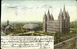 Temple Square Postcard