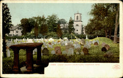 Christ Church Churchyard Postcard