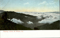 Floating Clouds Mount Wilson, CA Postcard Postcard