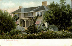 A California Home Scenic, CA Postcard Postcard