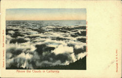 Above The Clouds In California Scenic, CA Postcard Postcard