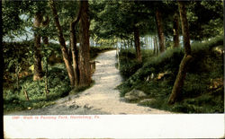 Walk In Paxtang Park Harrisburg, PA Postcard Postcard