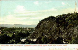 East Rock And Soldiers Monument Postcard