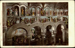 Interior Memorial Chapel, Stanford University Postcard