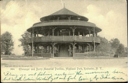 Ellwanger And Barry Memorial Pavilion, Highland Park Rochester, NY Postcard Postcard