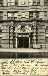 Entrance The Gregorian Hotel Postcard