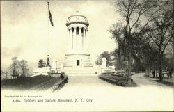 Soldiers And Sailors Monument Postcard