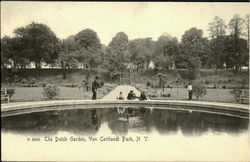 The Dutch Garden, Van Cortlandt Park Postcard