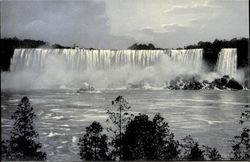 American Falls From Canadian Shore Postcard