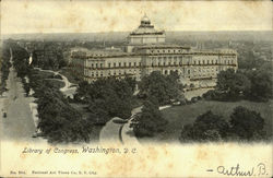 Library Of Congress Postcard