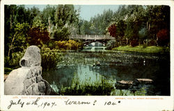 East Lake Park Los Angeles, CA Postcard Postcard