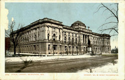 Public Library Postcard