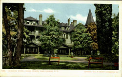 Sagamore Hotel, Green Island Lake George, NY Postcard Postcard