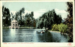 The Lake, East Lake Park Postcard