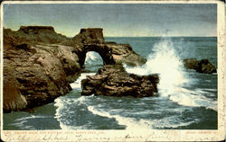 Crown Rock And Natural Arch Postcard