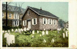 Old Mennonite Church, Germantown Philadelphia, PA Postcard Postcard