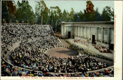 The New Greek Theatre, University Of California Berkeley, CA Postcard Postcard