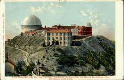 Lick Observatory Postcard