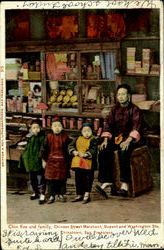 Chin Kee And Family, Dupont And Washington Sts San Francisco, CA Postcard Postcard