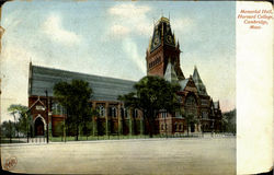 Memorial Hall, Harvard College Postcard