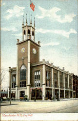 City Hall Manchester, NH Postcard Postcard