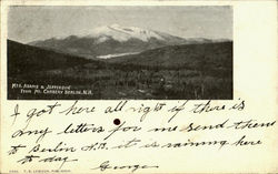 Mts. Adams & Jefferson Berlin, NH Postcard Postcard