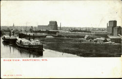 River View Manitowoc, WI Postcard Postcard