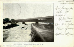 Amoskeag Falls Postcard