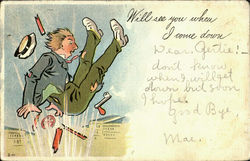 Will See You When I Come Down Postcard