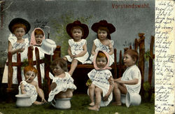 Vorstandswahl Children Postcard Postcard