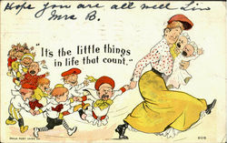 It's The Little Things In Life That Count Postcard