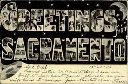 Greetings From Sacramento Postcard