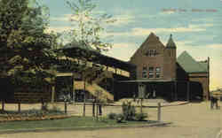 Railway Station Postcard