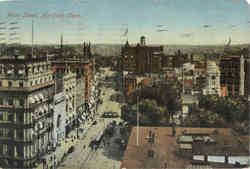 Main Street Hartford, CT Postcard Postcard