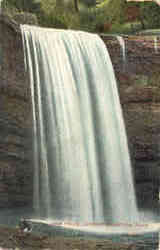 Lula Falls Lookout Mountain, TN Postcard Postcard