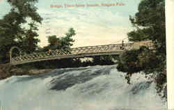 Bridge, Three Sister Islands Postcard