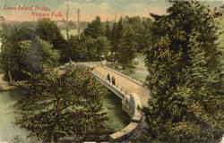 Luna Island Bridge Postcard