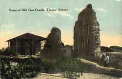 Ruins of Old Casa Grande Postcard