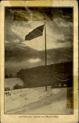 A February Sunset On Mount Kipp Postcard