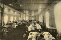 Interior Of The Dining Room Postcard