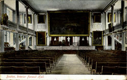 Interior Faneuil Hall Boston, MA Postcard Postcard