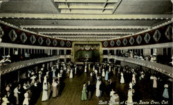 Ball Room Of Casino Santa Cruz, CA Postcard Postcard